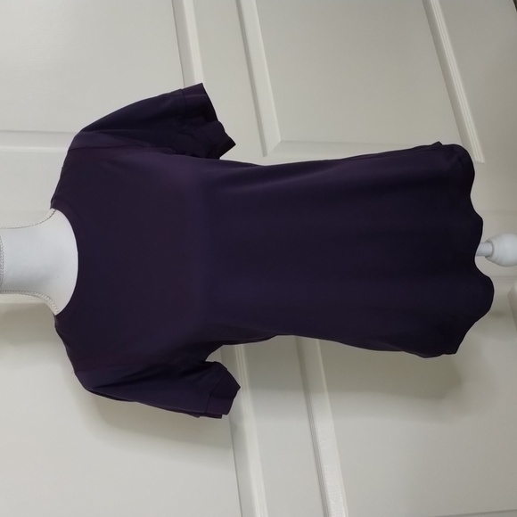 Avia dark purple athletic top size small 4/6 short sleeve - Picture 1 of 8
